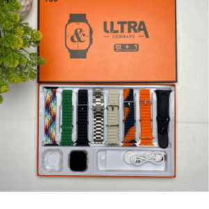 Y80 Ultra Smartwatch With 8 Strap