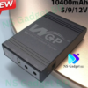 New Version WGP mini UPS 10400mAh – 5/9/12V – Black